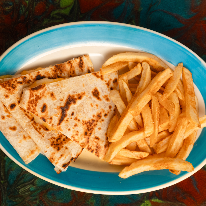Cheese Quesadilla & Fries